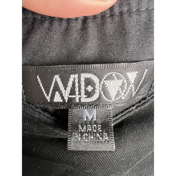 Dolls Kill Widow Pleated Zipper Detail Mini Skirt Size Medium Goth Festival Punk - Picture 2 of 6